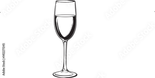 glass of champagne