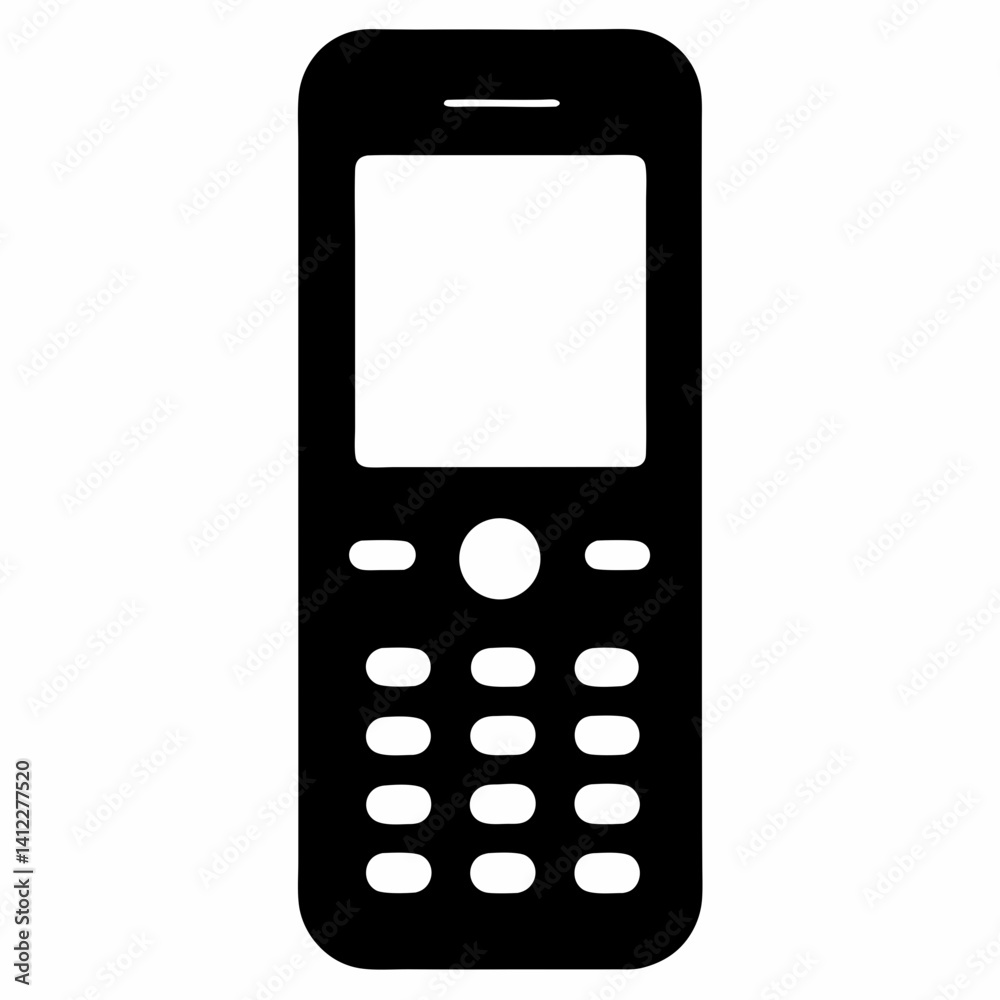 mobile phone isolated on white background mobile phone isolated on white background