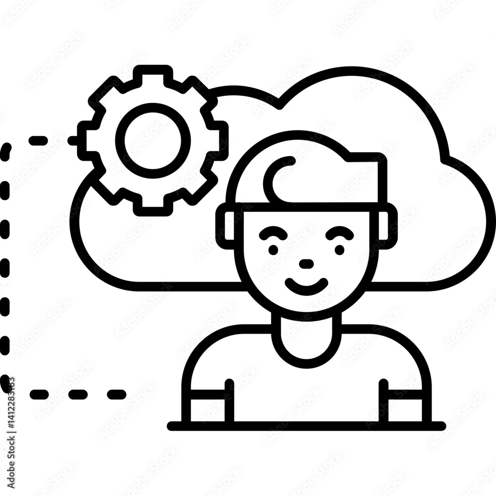 Cloud Management Services Icon Cloud Management Services Icon