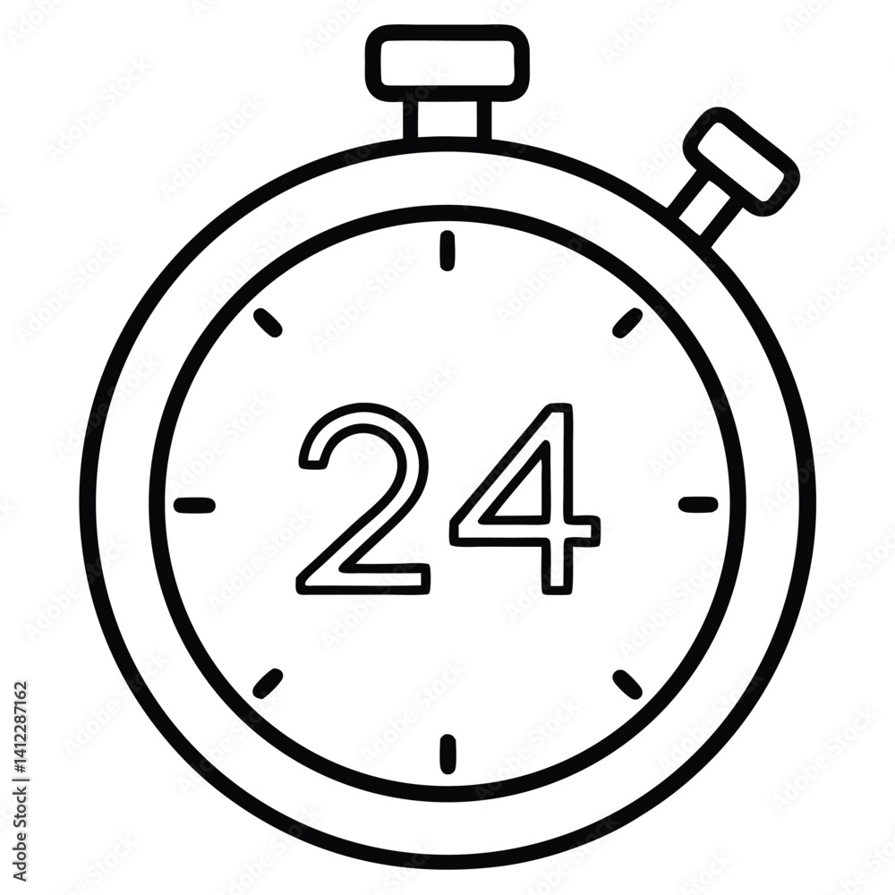 stopwatch icon vector illustration