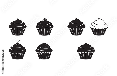 Cupcakes designed with playfulness and sweet elegance