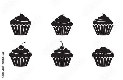 Cupcake designs capturing whimsical and artistic charm