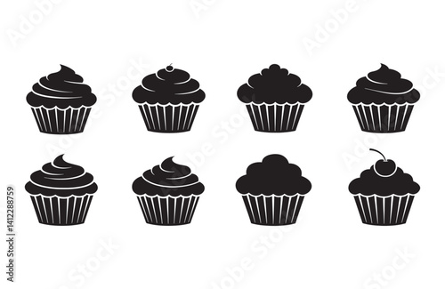Cute cupcake collection featuring nature-themed inspiration