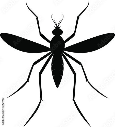 vector illustration of a mosquito