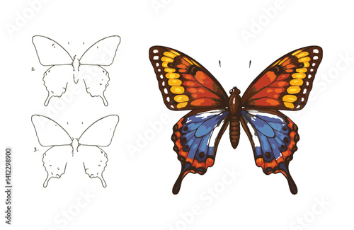 Butterfly patterns weaving nature’s brilliance into designs