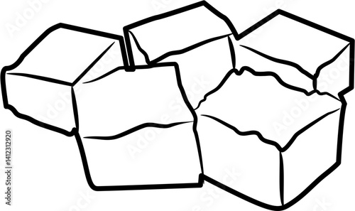 wajik cake fresh Harvest collection coloring page