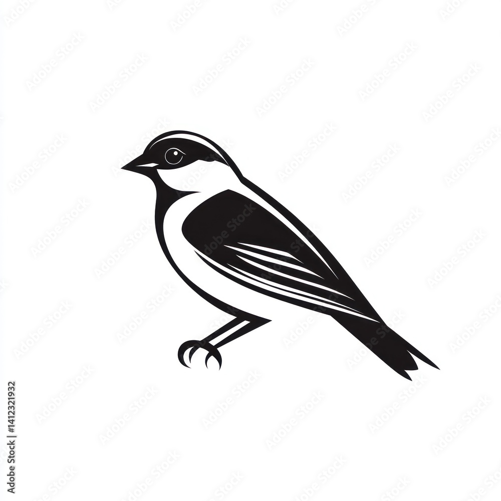 Obraz premium Bird Silhouette Icon