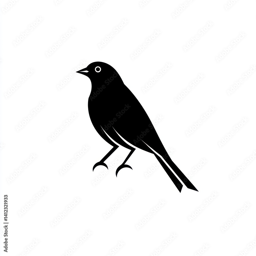 Obraz premium Bird Silhouette Icon