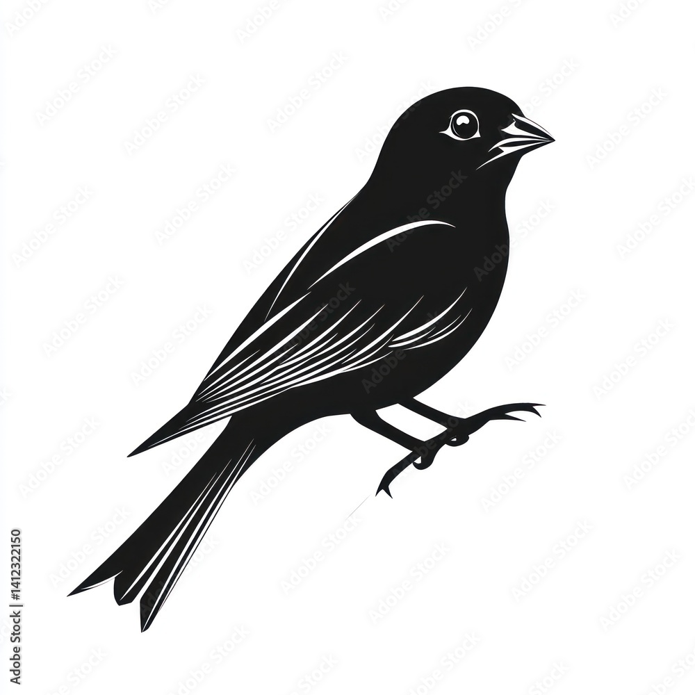 Obraz premium Bird Silhouette Icon