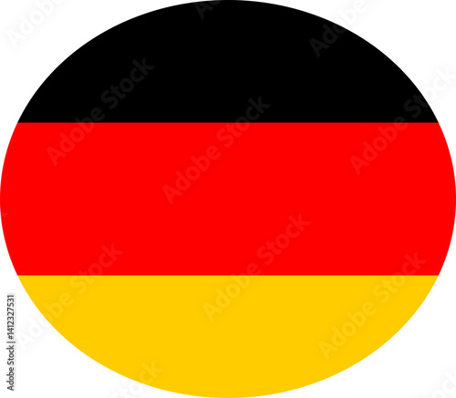 Germany Country Map And Flag Design