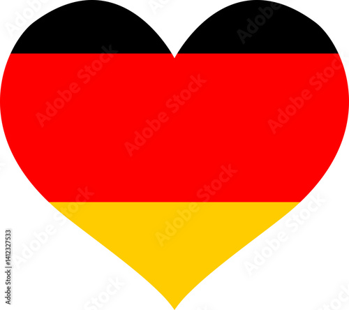 Germany Country Map And Flag Design