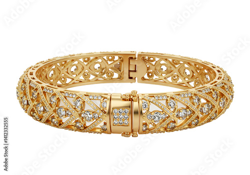 Canvastavla bracelet on white background