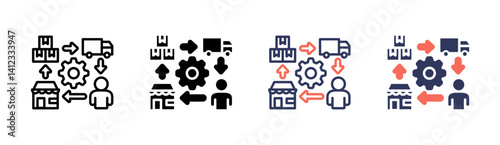 Supply Chain Icon
