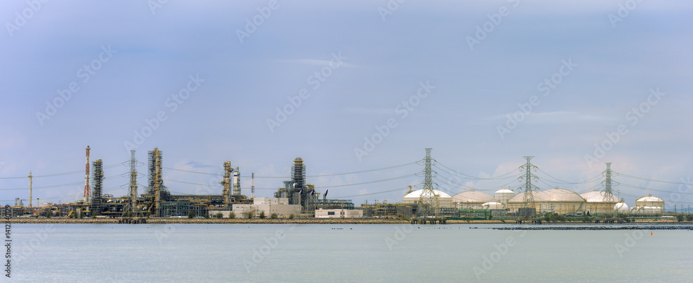 Fototapeta premium Electric power plant.