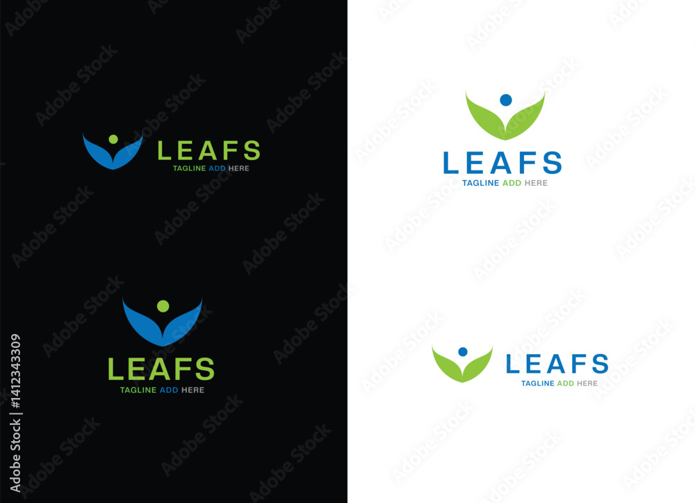 green leaf logo, leaf logo, tow leaf logo, tow  marge leaves logo, pant logo, plant life logo, Verdure leaf logo, Verdure green leaf logo, green and blue leaf logo
green leaves logo,