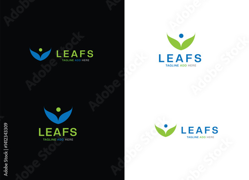 green leaf logo, leaf logo, tow leaf logo, tow  marge leaves logo, pant logo, plant life logo, Verdure leaf logo, Verdure green leaf logo, green and blue leaf logo
green leaves logo,