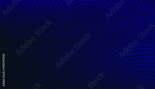 Elegant Dark Blue Wave Pattern with Vibrant Neon Accents for Sophisticated Backgrounds and Modern Design Projects for Websites or Presentations