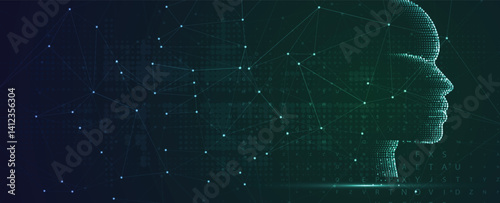 Artificial intelligence science concept