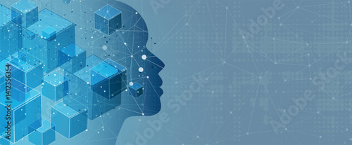 Artificial intelligence science concept