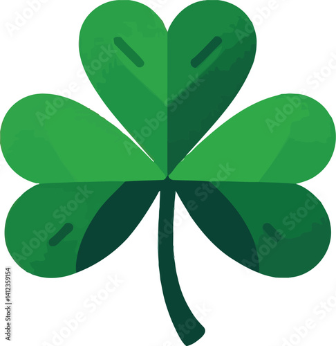 four leaf clover vector illustration