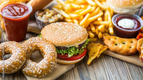 Describe the effects of consuming fast food and processed foods on overall health.
