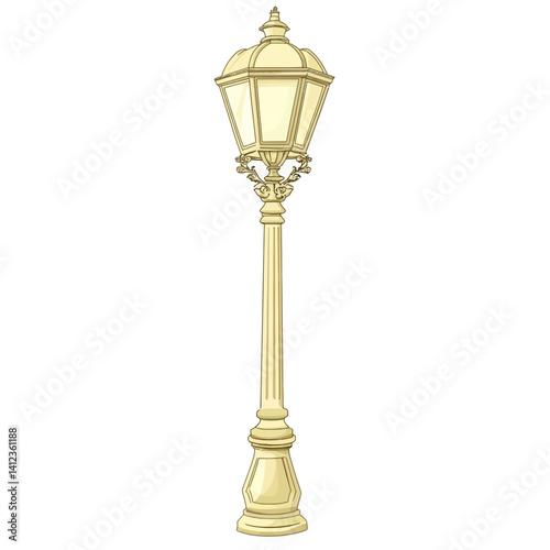 Street lights isolated 