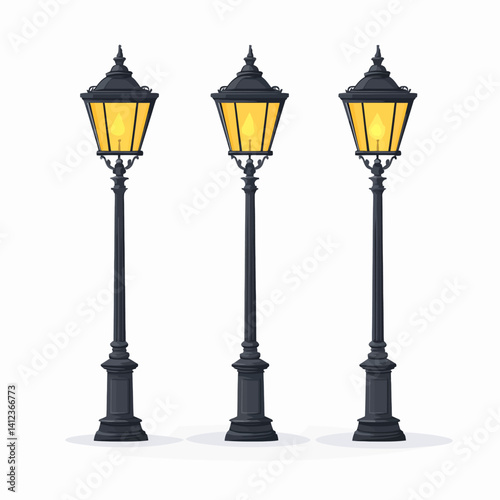 old street lamp