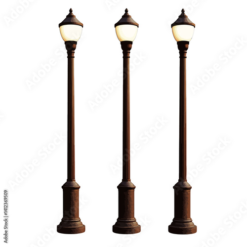 vintage street lamp