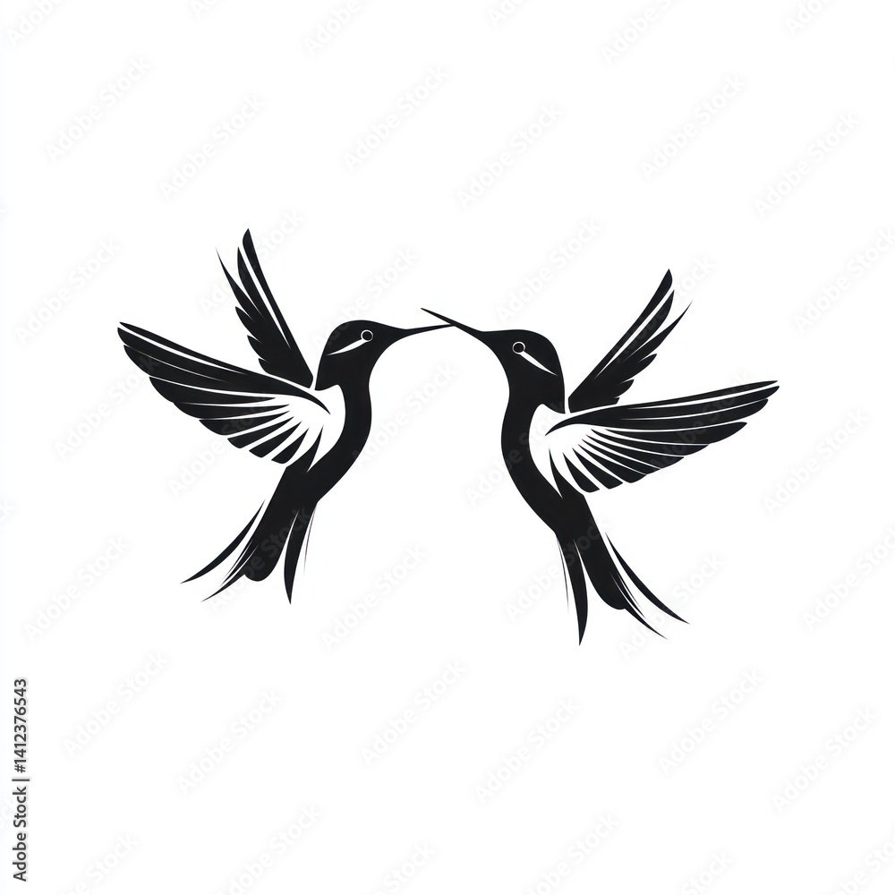 Obraz premium Hummingbird Love