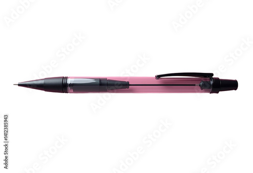 Black & Clear Pen, Transparent Body, Transparent Background