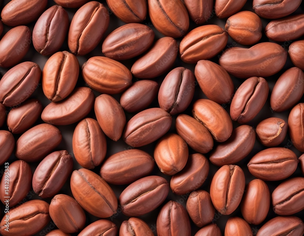 Cocoa beans Isolated on white background. Cocoa beans Isolated on white background.