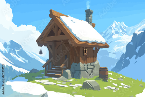 house on the mountain