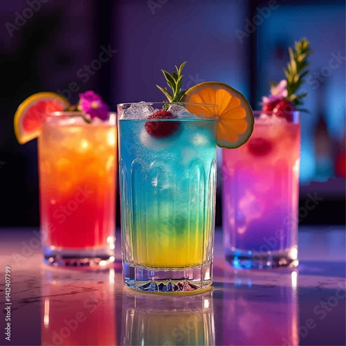 colored drink