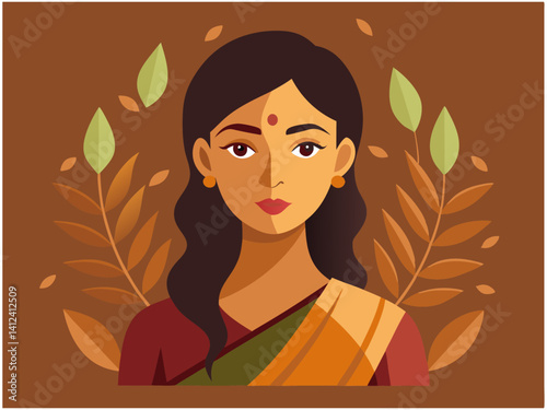 woman in traditional saree