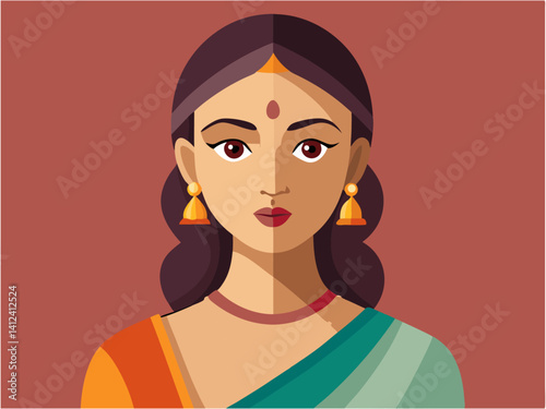 woman in traditional saree