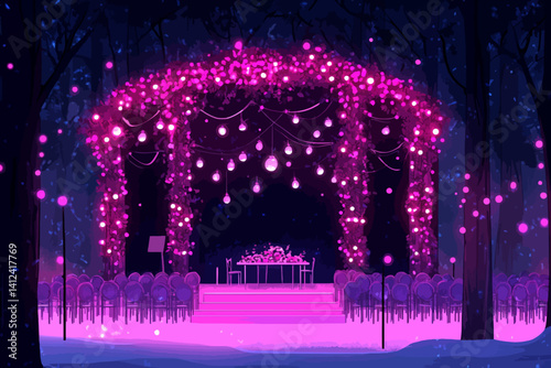 Vector illustration of a theater 