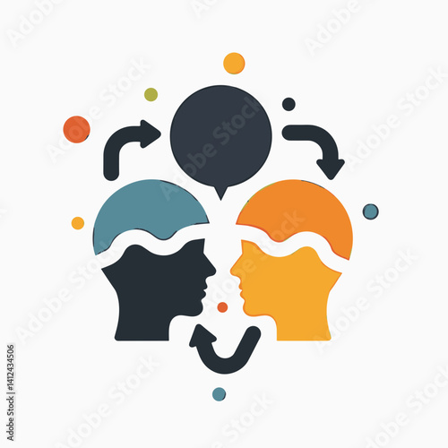 mind mapping conversation collaboration brainstorming idea exchange