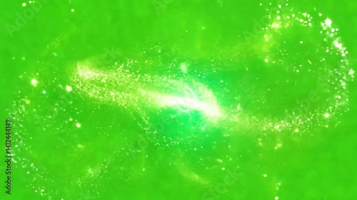 Glitter sparkle animated green screen
