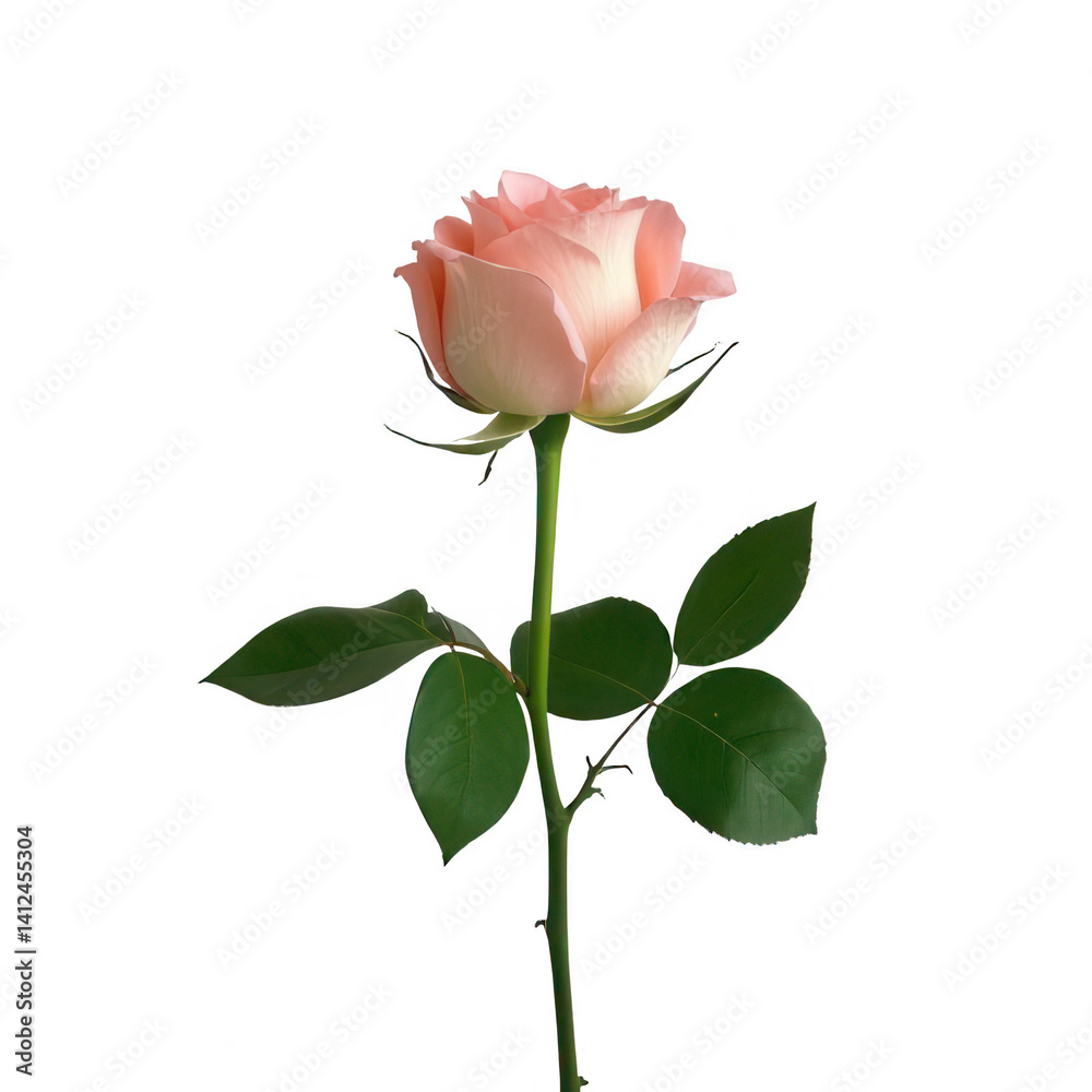 Isolated pink rose flower on black background stock photo Isolated pink rose flower on black background stock photo