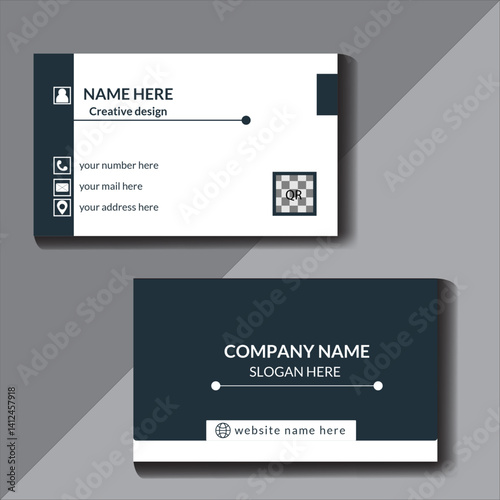 corporate modern business card template