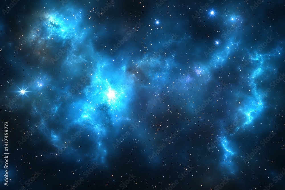 Fototapeta premium Nebula in Deep Space