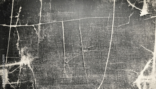 dusty scratched and scanned old film texture with cracks; dirty grunge style overlay for photo or banner