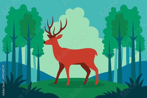 deer in the forest