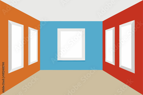 empty room with window