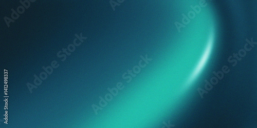 Elegant dark turquoise flowing background with grainy texture. Perfect for banners, posters, headlines and covers