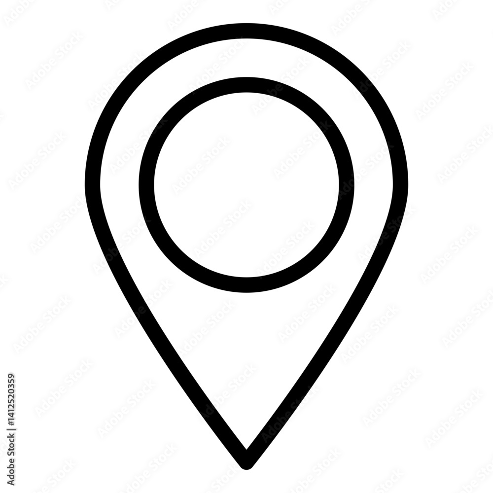 pin location marker icon