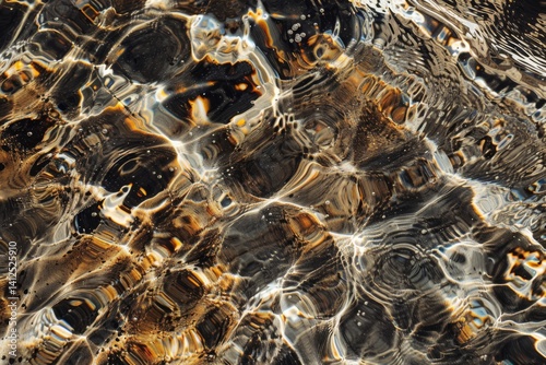 Close-Up of Sparkling Seawater