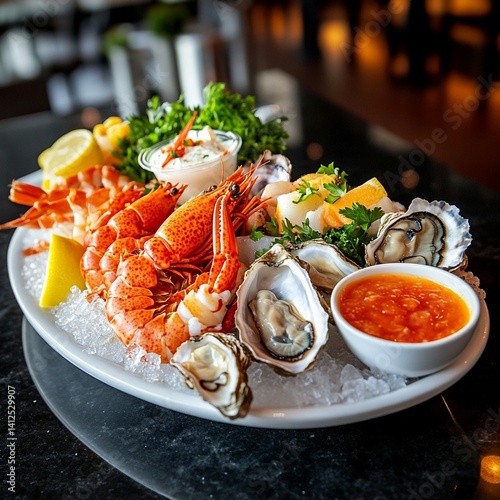 seafood salad with seafood