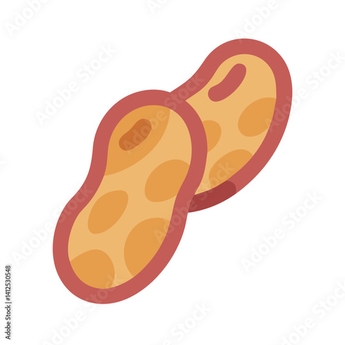 Peanuts Illustration: Tasty Snack, Healthy Food, Nutritious Treat