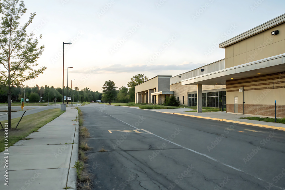 Businesswoman sitting at desk in office